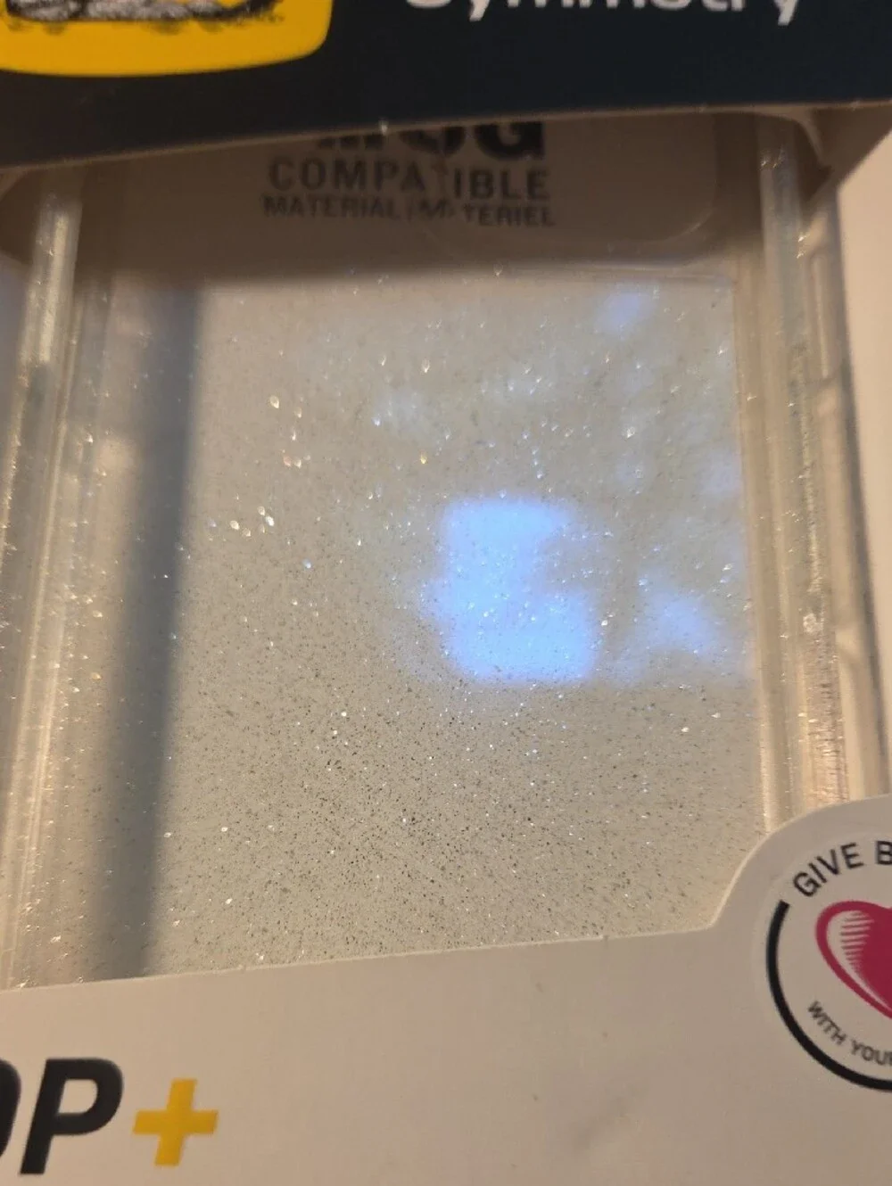 OtterBox Symmetry Clear Glitter Case for iPhone 12 / 12 Pro - Clear